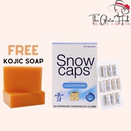 Snow Caps Authentic L-Glutathione 500mg GET FREE KOJIC SOAP