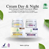 cream hni hpai day dan night / cream original / krim siang malam / Mencerahkan Wajah dan Anti Penuaa