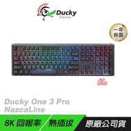 Ducky One 3 Pro NazcaLine 納斯卡線 100% 無線鍵盤 中文 機械鍵盤 熱插拔 PBT鍵帽 電競鍵盤 機械式鍵盤 青軸 紅軸 茶軸/ 紅軸