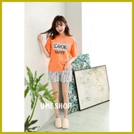 ◲ ☌ ▥ .  Terno Short Korean Sleepwear for Women Cotton Quality Pantulog Fashion for Adult Sleepwear