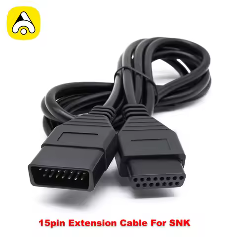 1.8M15pin Extension Cable For SNK NeoGeo MVS AES FC Controller Joystick Gamepad Extension Cable 6 Fo