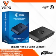 Elgato HD60 X External Capture Card, Support for VRR and HDR passthrough, 1080p 60fps capture works 