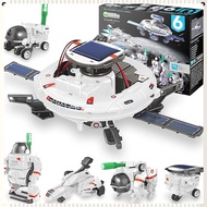 6in1 Solar Robot Kit Toys DIY Educational Building Space Toys Science Experiment Set for Kids