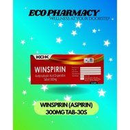 WINSPIRIN (ASPIRIN) 300MG DISPERSIBLE TAB-30S