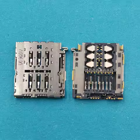 2Pcs Reader Sim Card Socket For Samsung Galaxy S20FE S20 FE 5G G7810 G781 A80 A805 A805F A90 A905 Sl