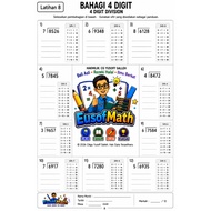 (KEMAHIRAN ASAS) BAHAGI 4 DIGIT DENGAN 1 DIGIT Latihan 8