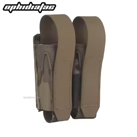 OPHIDIAN MOLLE Agilit Style 9MM Double Magazine Pouch Pistol Magazine Pouch Airgun Magazine Pouch wi