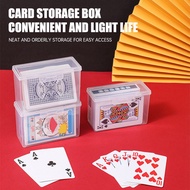 Plastic ID card box Poker card box Business card sorting box