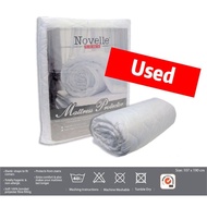Used Second Hand Novelle Queen Size Mattress Protector Bed Cover Washable