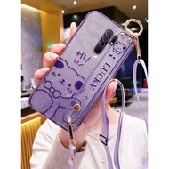 Suitable for Redmi 9 Phone Case Xiaomi redmi9A Silicone Case Small Fresh Simple Transparent Wristban