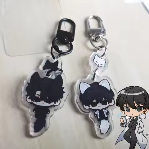 Anime Omniscient Reader's Viewpoint Kim Dokja Yoo Jonghyuk Cosplay Keychains Acrylic Key Chain Bag P