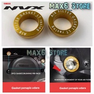 YAMAHA NMAX NVX V2 AIR FILTER COVER BUSH GOLD 1SET 2PCS N-MAX V2 NVX155 AEROX V2 AIRBOX AIR BOX COVE