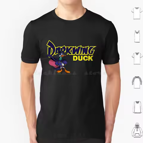 Duck Darkwing T Shirt Men Women Kids 6xl Dark Wing Duck Darkwing Cartoon Bat Super Cross Fun Minimal