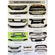 Front and Rear Bar Nudge for Fortuner, Rush, Innova, Triton, Xpander Cross and Terra