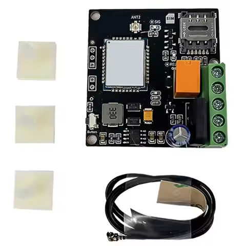 [B24B!】 For Garage Door Controlled By GSM Gate Opener Relay Switch, 9-36V AC/DC, 2G Remote Delay 0-9