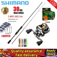 Shimano reel Fishing Reel Set Casting Rod Reel Bc Casting Pancing Set Joran Pancing Fishing Set Batang Pancing Set 2 Sec