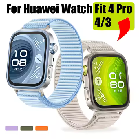 Official Nylon Loop watch Strap For Huawei Watch Fit 4 Pro Replacement watch band For Huawei Watch F