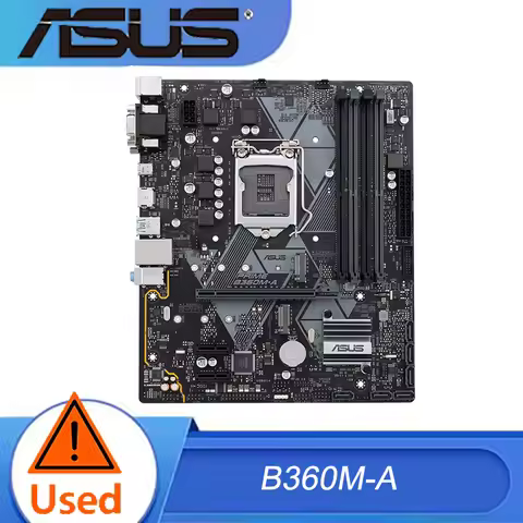 ASUS PRIME B360M-A 64GB LGA 1151 DDR4 Micro ATX B360 Motherboard