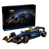 Cross-Border Compatible Lego Building Blocks Mechanical Red Bull RB20 F1 Formula SF-24 Super Racing 