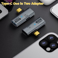 Nobleflying USB Type-C 10Gbps OTG 2in1 Adapter With 100W PD Charging Compatible For Steam Deck Switch Chromecast For Google TV Macbook SG