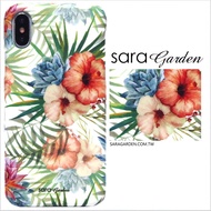 【Sara Garden】客製化 手機殼 蘋果 iPhone6 iphone6S i6 i6s 漸層 扶桑花 碎花 保護殼 硬殼