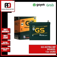 ready Aki Mobil GS-ASTRA NS40ZL / NS-40-ZL / NS 40ZL - Aki TOYOTA