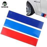 ODS 1/3/5 Sets Personalized Car Decoration PVC M Stripe Color Grill Stier For 1 3 5 X1 X3 X5 Series 