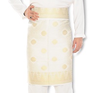 Songket Republik Sampin Tenun Samping Tunang Songket Putih Silver Putih Gold Untuk Nikah Collection