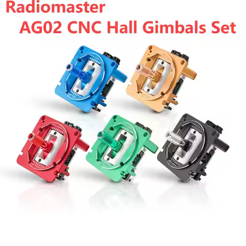 Pre-Order Radiomaster AG02 CNC Hall Gimbals Set Throttle and Centering For TX16 TX15 Boxer