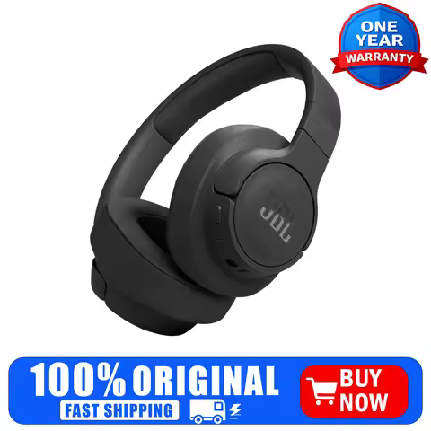 JBL Tune 770NC Wireless Over-Ear Headphones Black Bluetooth 5.3 Adaptive Noise Cancelling Smart Ambi