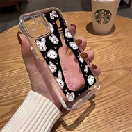 dog Space Phone Case For iPhone 7 8 Plus XS MAX X XR 14 Pro Max 11 12 13 15 Pro Max SE 2020 Cover Shockproof Clear