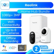 Reolink Home Hub Bundle + E321/Argus 3E 2.4/5GHz Wi-Fi 6 Home Security Systems Expandable Local Stor
