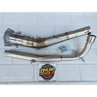 STAINLESS BIG ELBOW FOR XRM 110SMASH 115WAVE 100 (51MM)