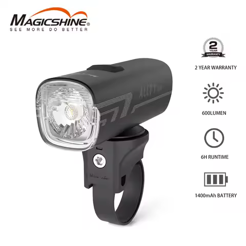 Bike Lights Allty 600 Road Bike Light, USB Type-C Rechargeable, IPX7 Waterproof LED Bike Light for R