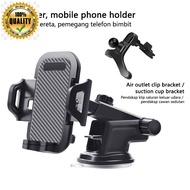 Stand Hp Kereta 360 deg adjustable handphone Car stand Phone holder  stand Car Windshield Dashboard 