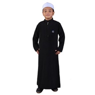 JUBAH AL-HERA PUTIH HITAM LELAKI KANAK-KANAK