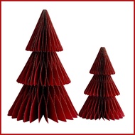 3D Paper Christmas Tree Decorations Handmade Tabletop Paper Trees Multi-layer Centerpiece Small 3D P