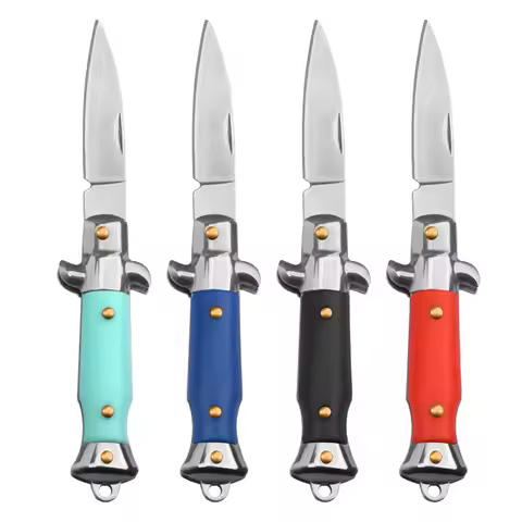 Swayboo AKC 3CR13MOV Steel ABS Handle Folding Knife Outdoor Camping Fruit Cutter Pocket Keychain EDC