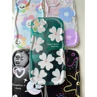 3D Flower Wave Soft Case Camera Protector iphone