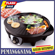 BBQ Grill Pan Portable 2 in 1 Han River Barbeque Grill Electric Pan Elektrik Original BEST PRODUCT PANCI LISTRIK &amp; PEMANGGANG LISTRIK 2 IN 1 BAHAN ANTI LENGKET