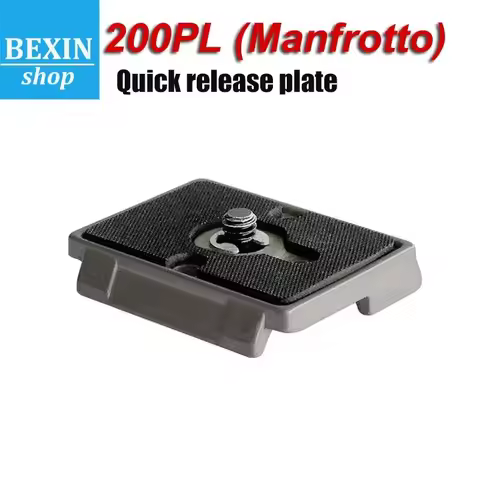 Manfrotto Quick Release Plate with Special Adapter (200PL) for Manfrotto 323 460MG,468RC,486RC2 dslr