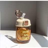 Water cup with straw, high-value girl 2023 cup, girls, hose, cute girl plastic niche带吸管水杯高颜值女生2023杯子