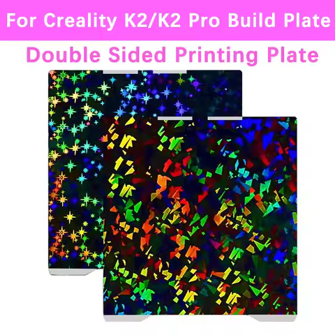 For Creality K2 Combo Build Plate Double Sided Textured PEI PET PEO Plate K2/K2 PRO Cold Plate Hot B