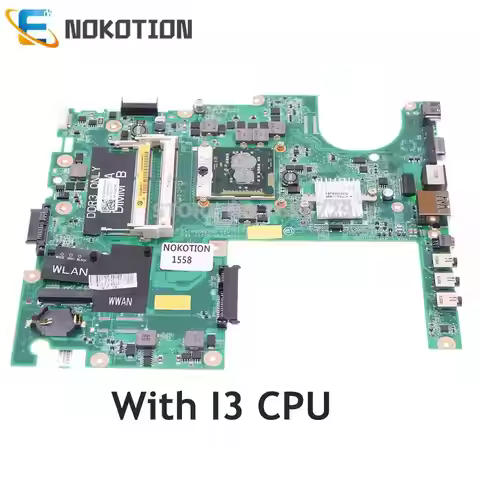 NOKOTION Laptop Motherboard PP39L For Dell Studio 1558 CN-0G936P 0G936P DAFM9BMB6D0 Main Board HM57 