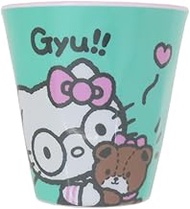 Ken Onishi Sanrio Characters Melamine Tumbler KITTY/GR Size: Approx. φ3.4 inches (8.7 cm) H9 SRG-803