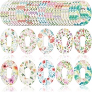 12pcs Adhesive Patch with Flowers CGM Patches Waterproof CGM Covers Sweatproof Colored Sensor Contin