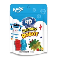 Amos 4D Jelly Candy 3D Fruit Robot 72 g