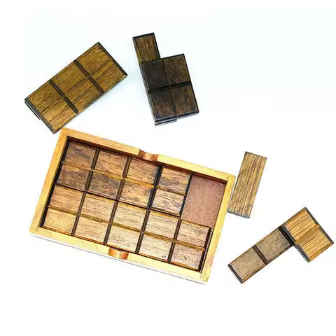 Chocolate Magic Box IQ Logic Training Brain Teaser Puzzles For Adults Kids Boys Girls Mind Challenge