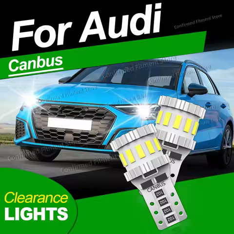 High Bright Car LED Clearance Light T10 Canbus No Error LED Bulbs For Audi A3 8L 8P 8V A4 B5 B6 B7 A