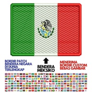 Bet FLAG EMBROIDERED PATCH / MEXICANCY FLAG
